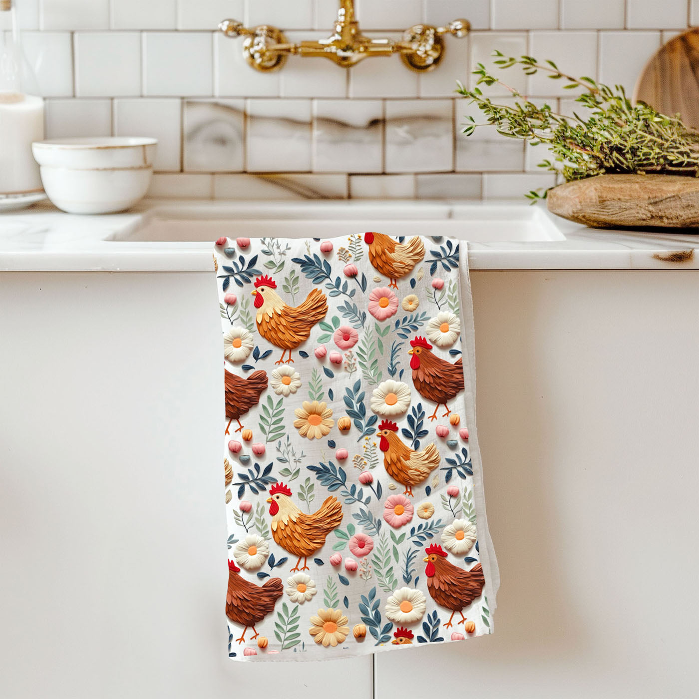 Petals & Peckers Towel