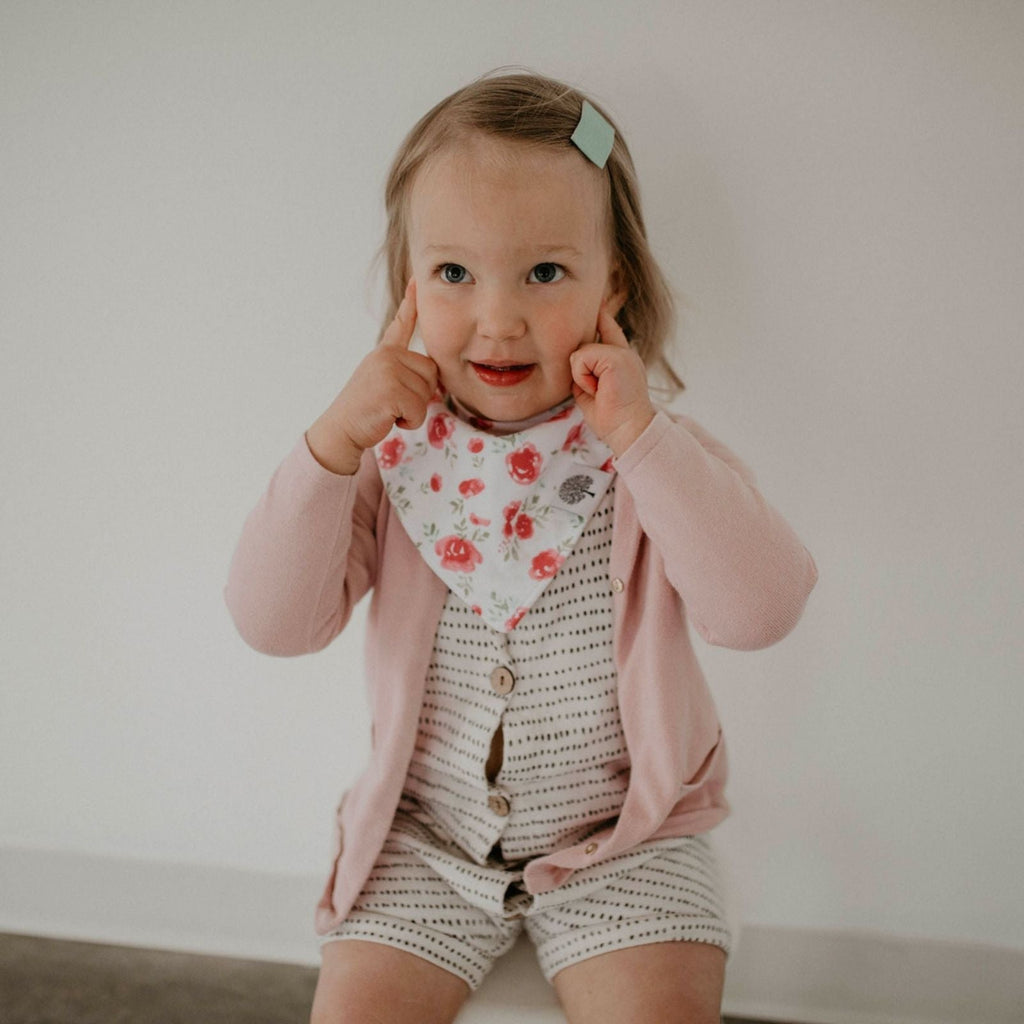 Rose Bandana Bib Set (8 pack) - PhishStones Products
