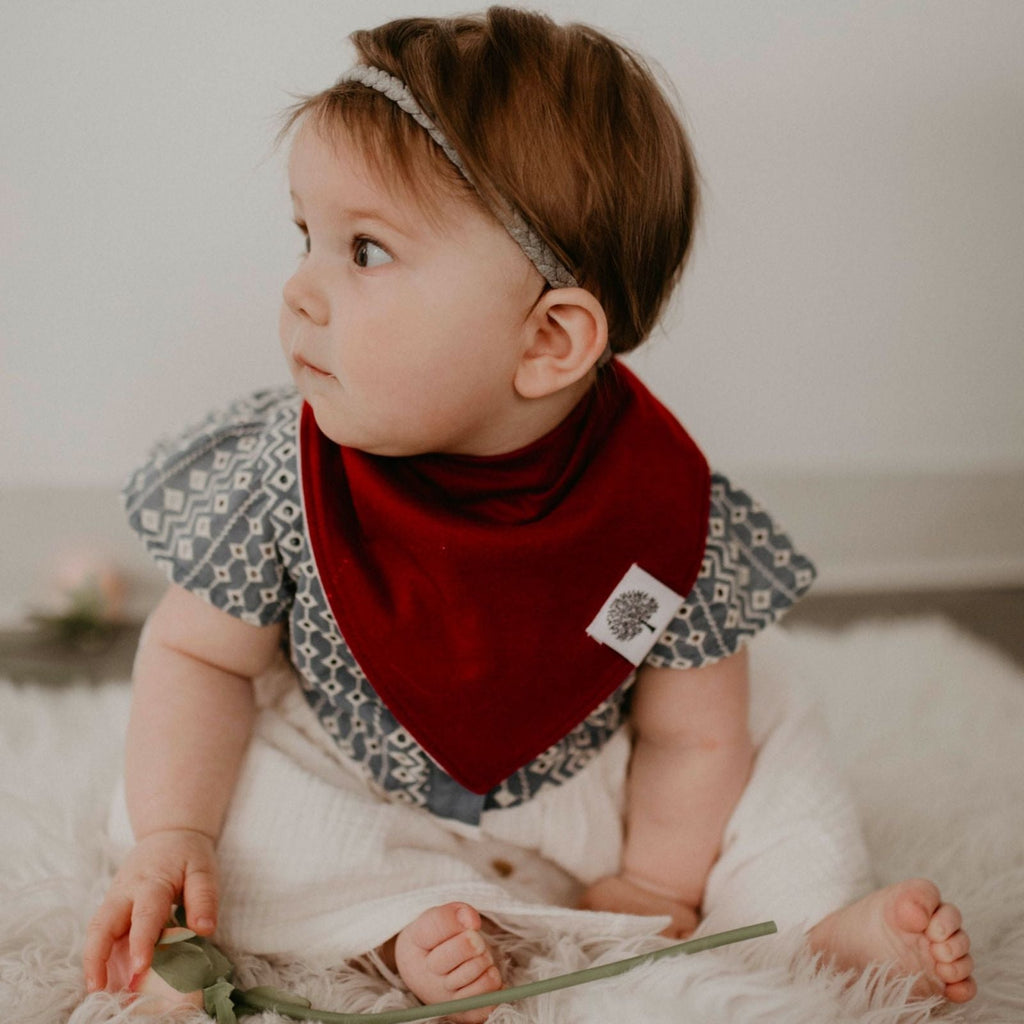 Rose Bandana Bib Set (8 pack) - PhishStones Products