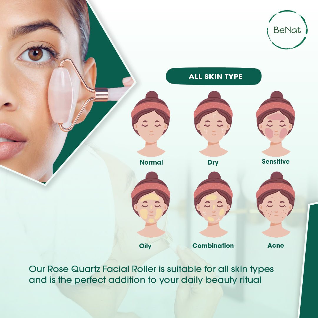 Rose Quartz Face Roller - PhishStones Products