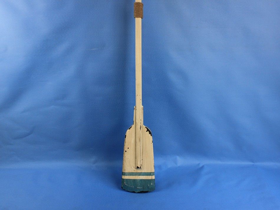 Wooden Huxley Decorative Squared Rowing Boat Oar with Hooks 50""