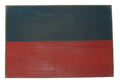 Letter E Rustic Wooden Nautical Alphabet Flag Decoration 16""
