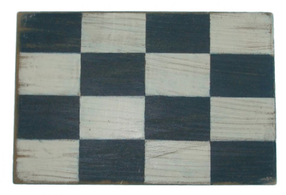 Letter N Rustic Wooden Nautical Alphabet Flag Decoration 16""