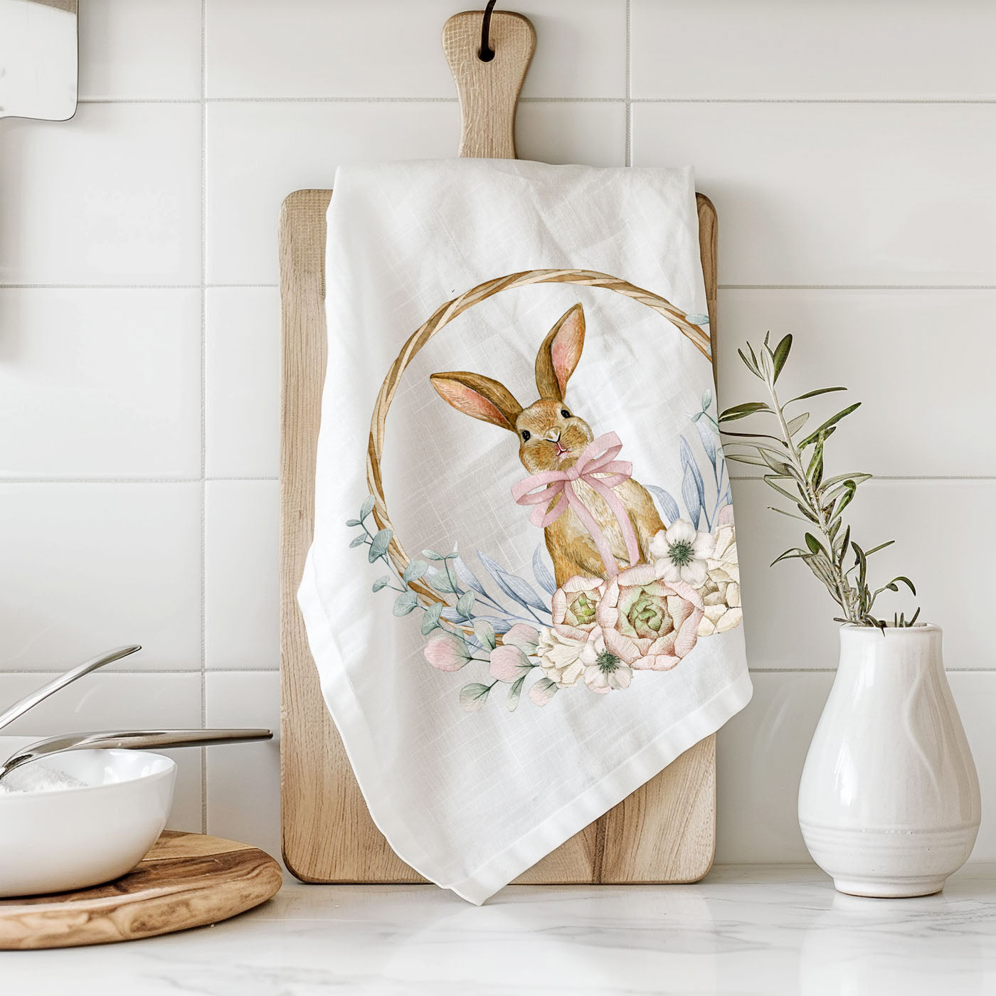 Rustic Bunny Towel