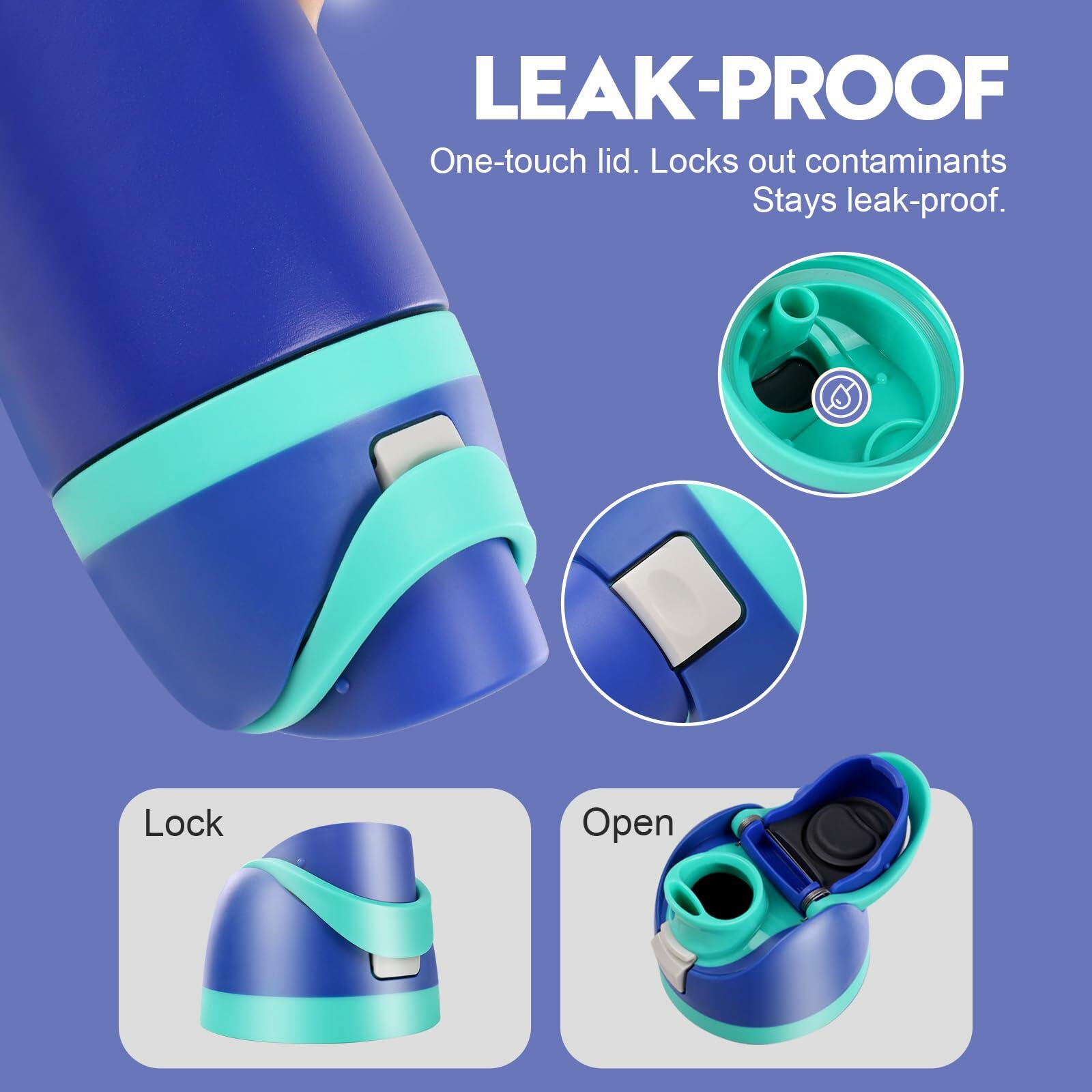 Ruzkq Replacement Lid for Owala Freesip Water Bottle Leakproof Dark Blue - PhishStones Products