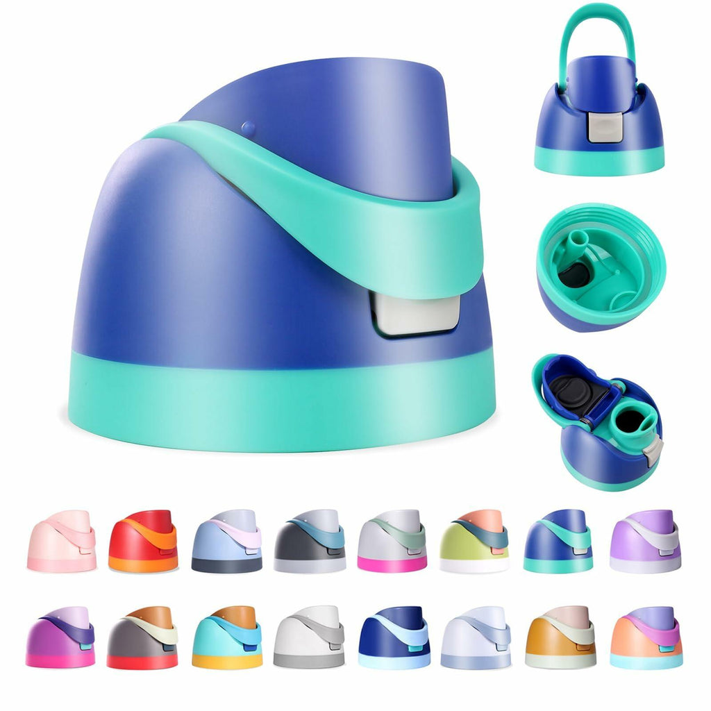 Ruzkq Replacement Lid for Owala Freesip Water Bottle Leakproof Dark Blue - PhishStones Products