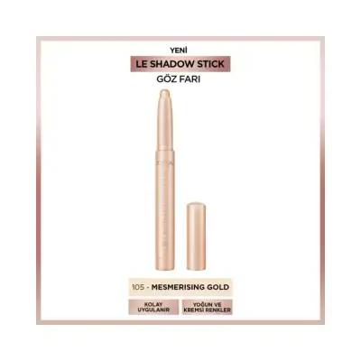 Loreal Paris Le Shadow Stick: Mesmerizing Gold Eye Shadow - Easy Application, Shimmering Color, Quick Makeup Routine