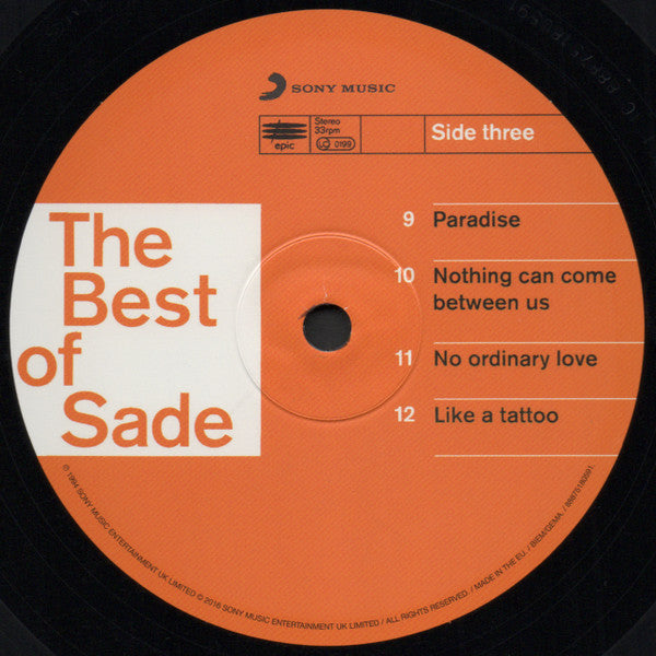 Sade The Best Of Sade Sony Music, Epic 2xLP, Comp, RE, Gat Mint (M) Mint (M) - PhishStones Products