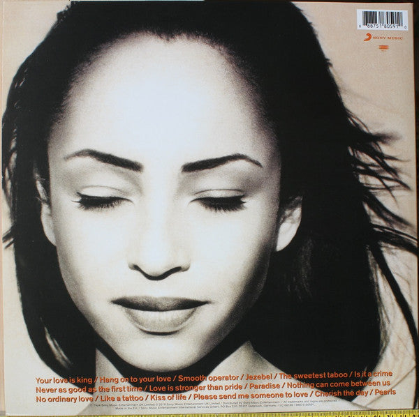 Sade The Best Of Sade Sony Music, Epic 2xLP, Comp, RE, Gat Mint (M) Mint (M) - PhishStones Products