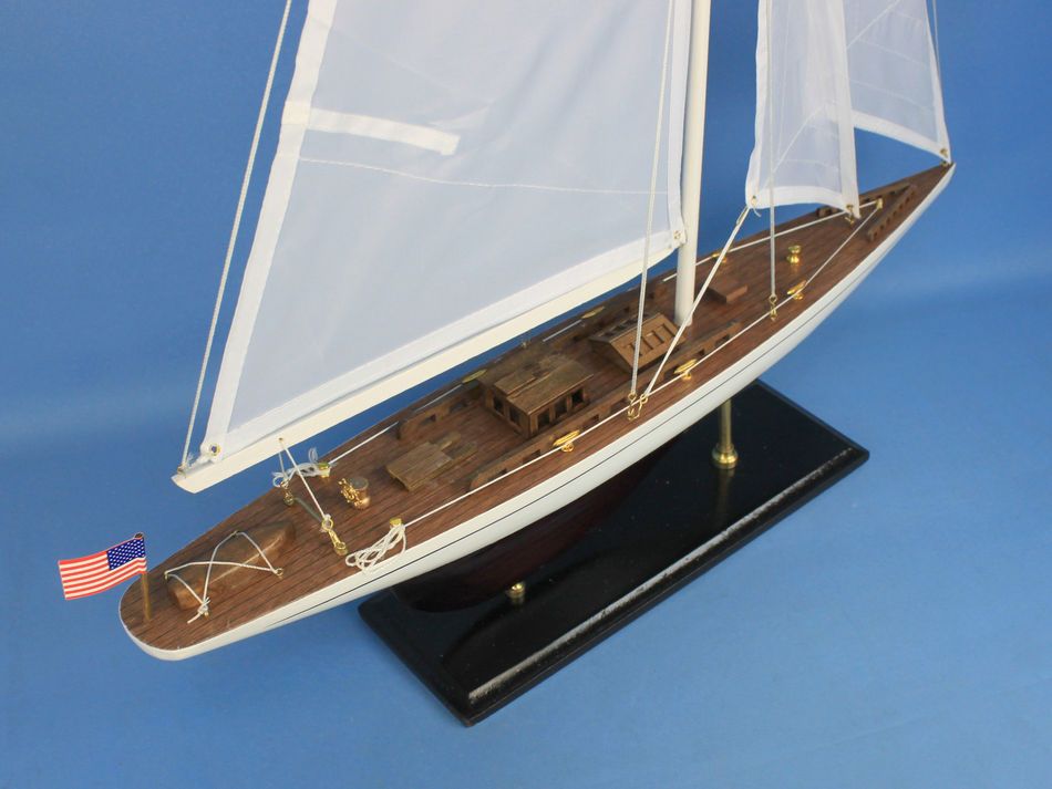 Wooden Ranger Model Sailboat Decoration 35""