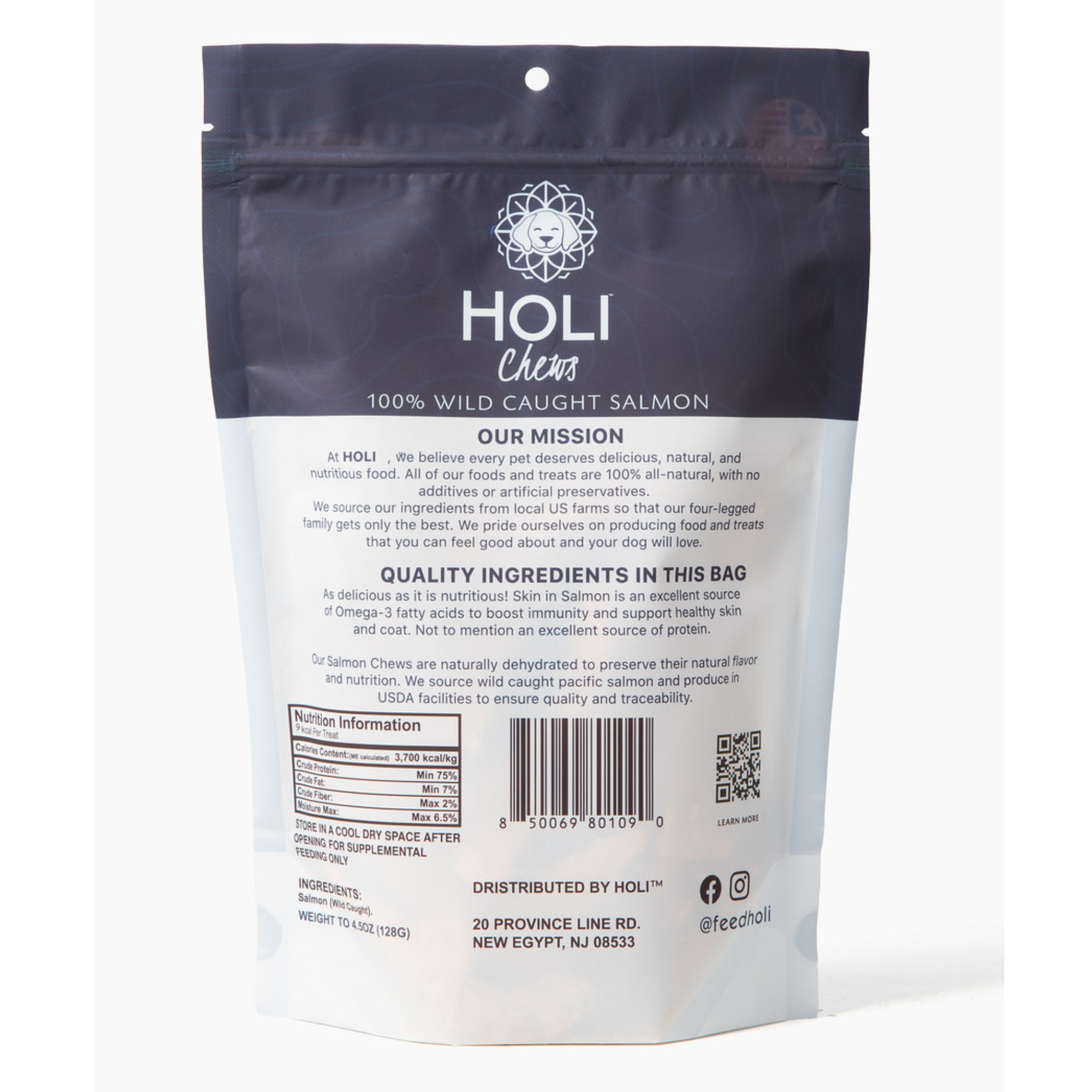 Salmon Skin Dental Chews for Dogs and Cats