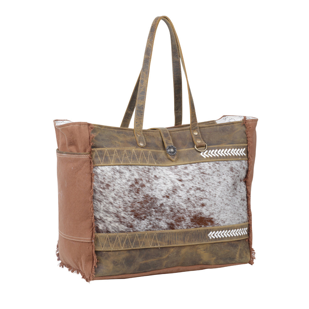 SALT N PEPPER CANVAS AND HAIRON BAG - PhishStones Products