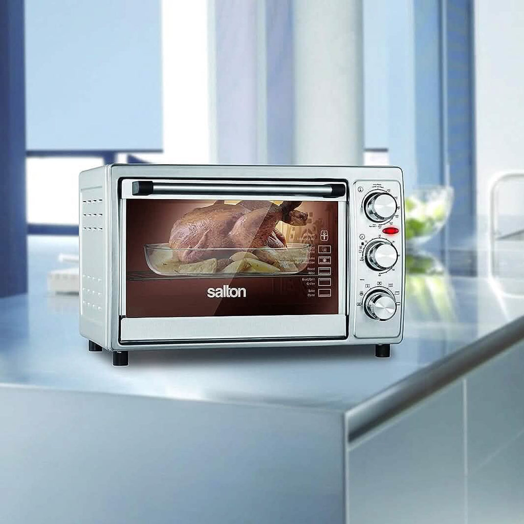 Salton Stainless Steel Air Fryer Toaster Oven - PhishStones Products