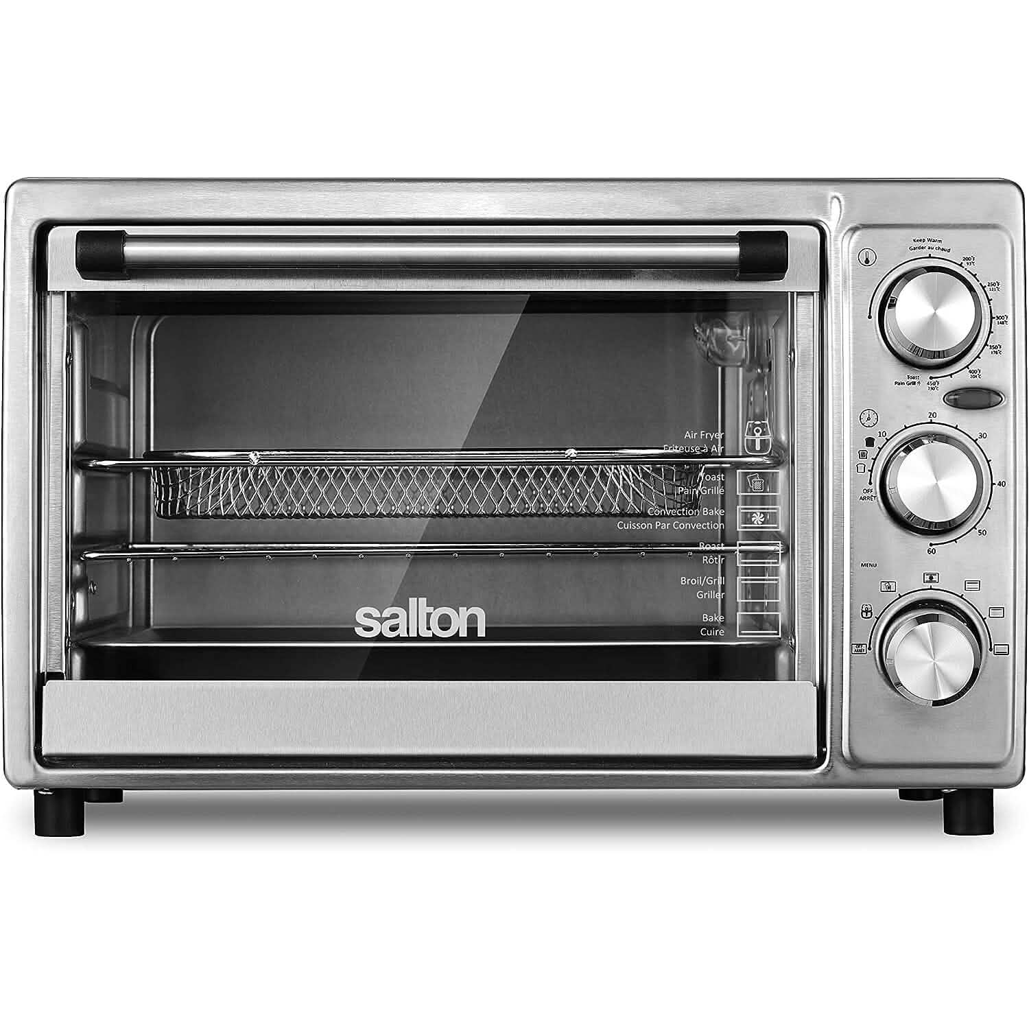 Salton Stainless Steel Air Fryer Toaster Oven - PhishStones Products