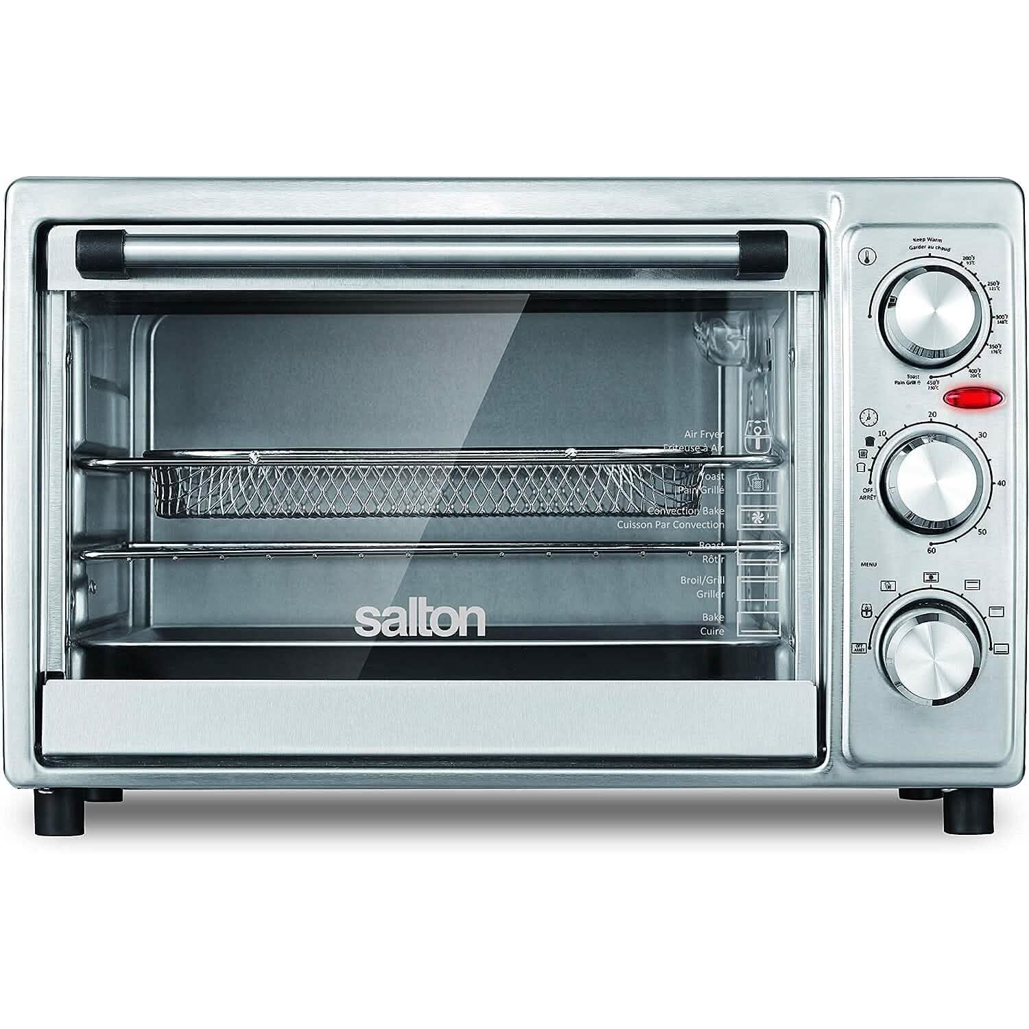 Salton Stainless Steel Air Fryer Toaster Oven - PhishStones Products