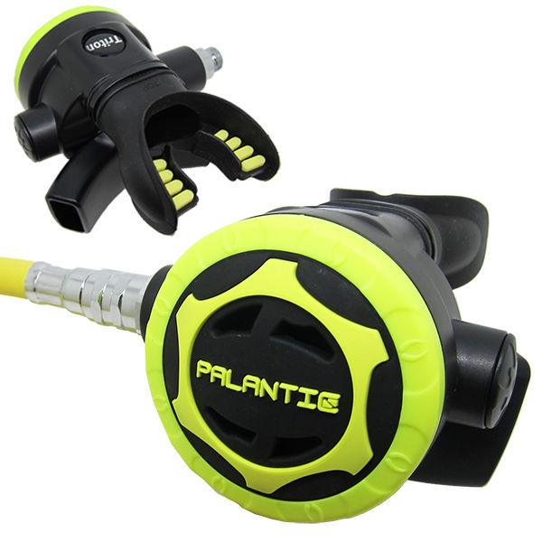 Palantic AS206 Black/Yellow Second Stage Regulator Octopus w/ 36" 350PSI Hose