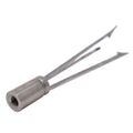 SPEARFISHING 6" POLE SPEAR TIP 3 PRONG HEAD PARALYZER W/ BARBS 6mm thread