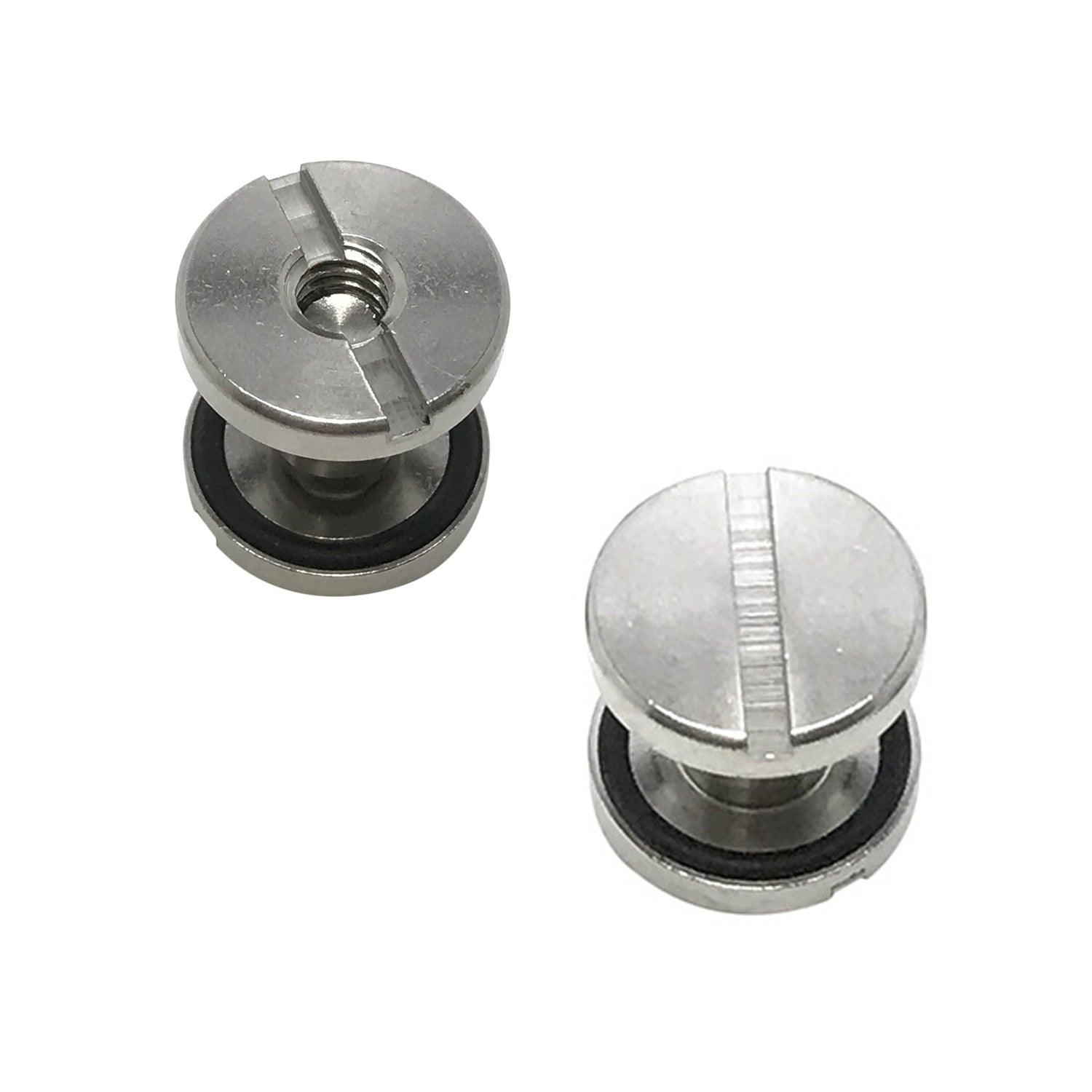 Scuba Choice Backplate Stainless Steel Book Screws, Pair