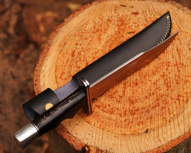 Scream Replica Knife | Ghost face Replica Buck 120 Hunting Knife | Real Blade Knife| Christmas Gift | Horror Movie Prop | knives - PhishStones Products