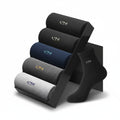 Seamless Toe Dress Socks, 5 Pairs Cotton Blend Unisex Size 7-12