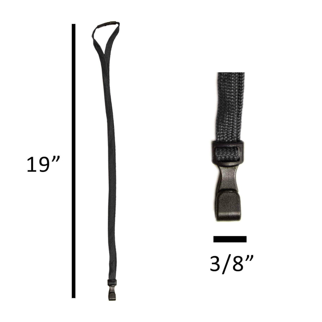 Secure Badge Holder Duolite ® Vertical 2 ID Card Holder, and Lanyard Bundle - PhishStones Products