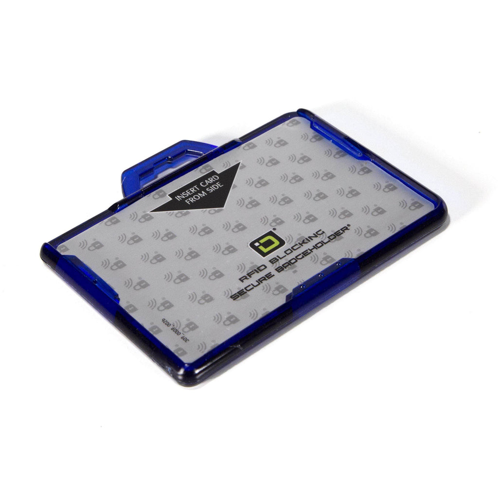 Secure Badge Holder Lite ™ Landscape 1 ID Card Holder - PhishStones Products