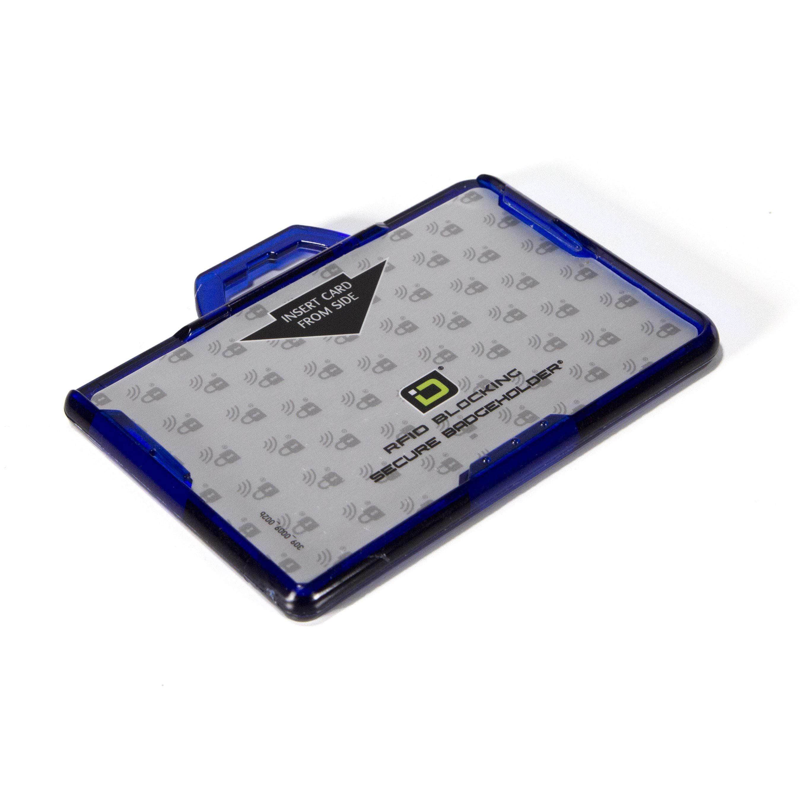 Secure Badge Holder Lite ™ Landscape 1 ID Card Holder - PhishStones Products