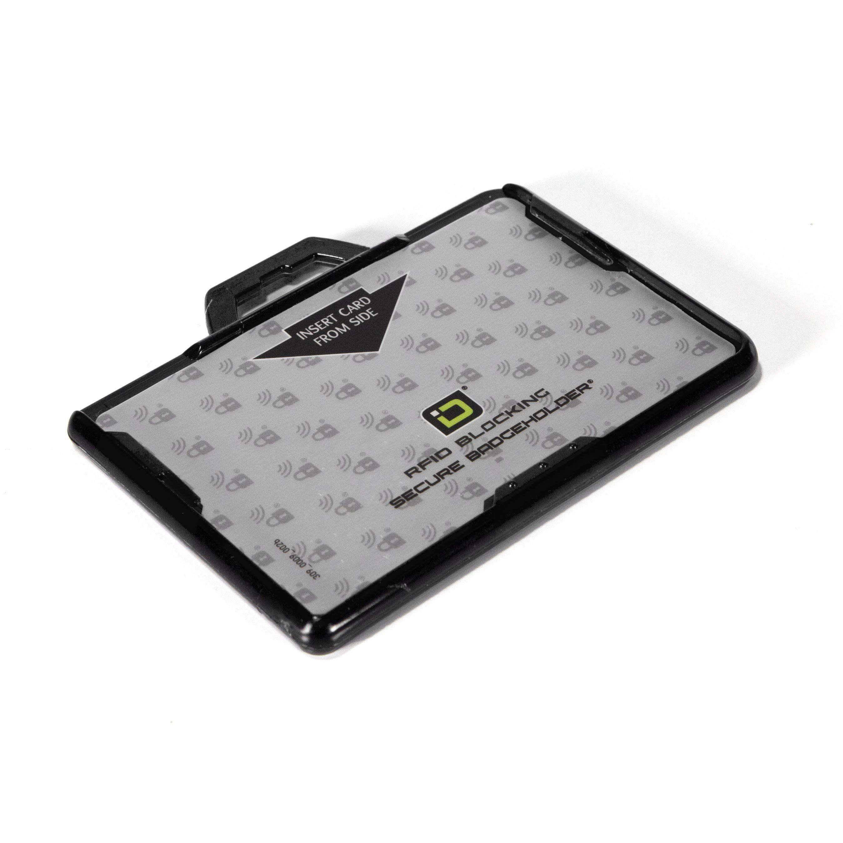 Secure Badge Holder Lite ™ Landscape 1 ID Card Holder - PhishStones Products