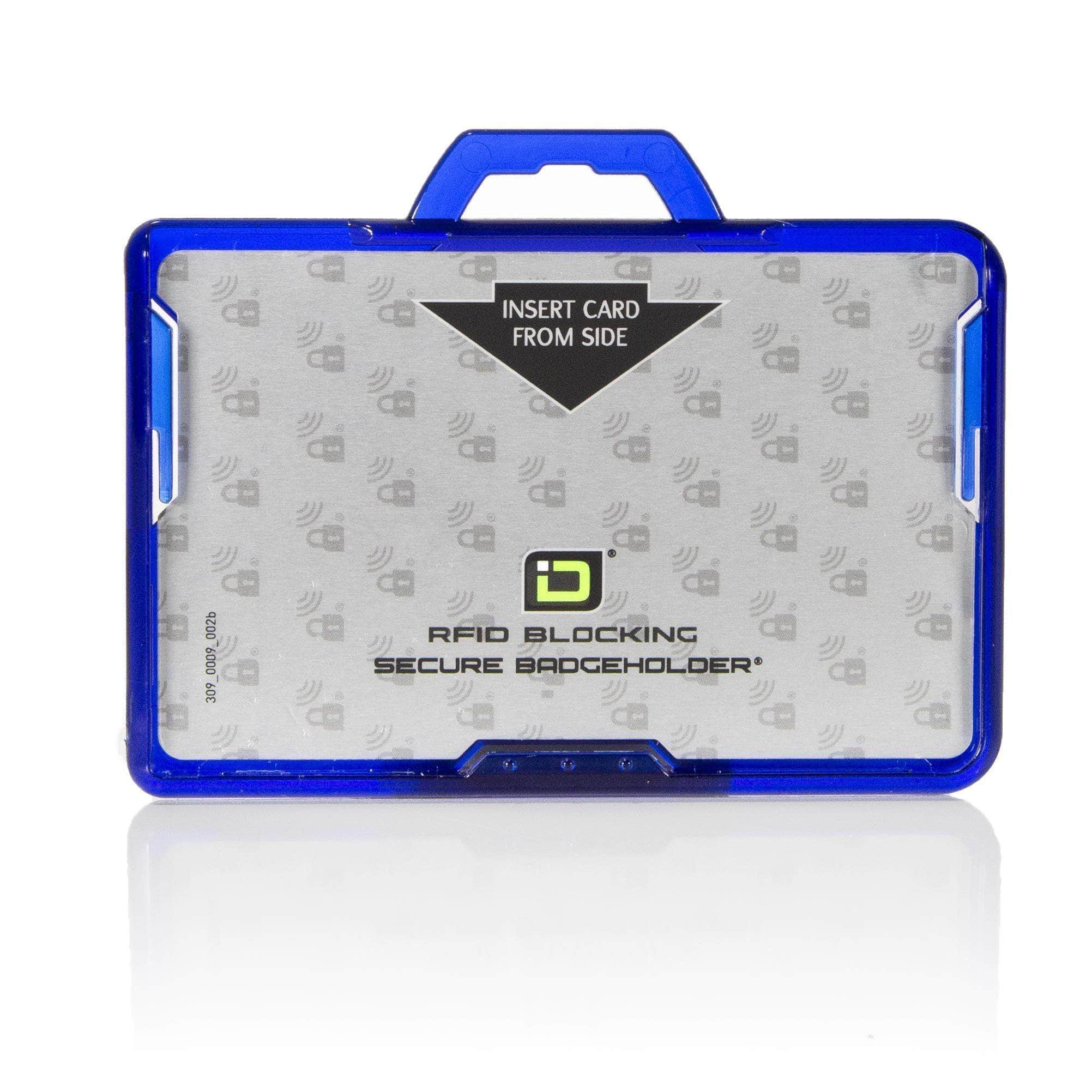 Secure Badge Holder Lite ™ Landscape 1 ID Card Holder - PhishStones Products
