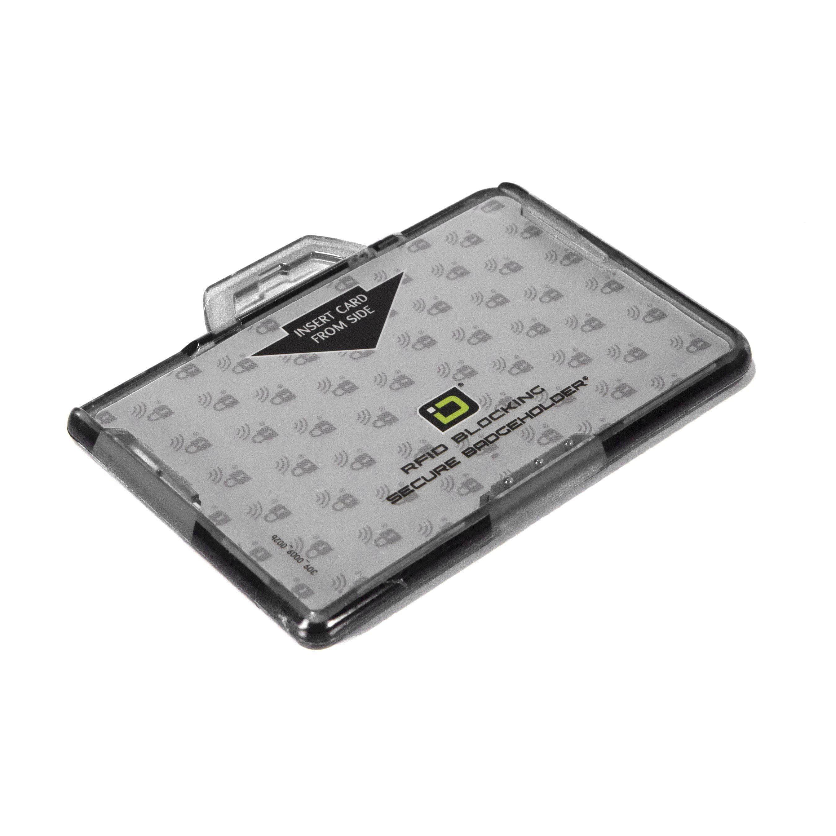 Secure Badge Holder Lite ™ Landscape 1 ID Card Holder - PhishStones Products