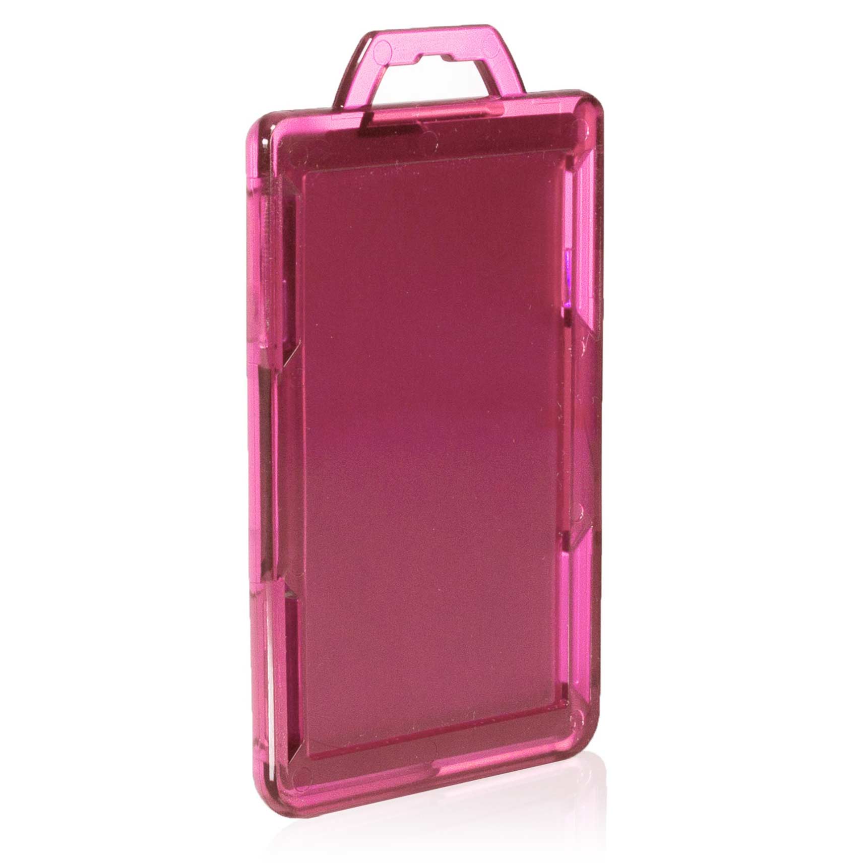 Secure Badge Holder Lite ™ Vertical 1 ID Card Holder - PhishStones Products