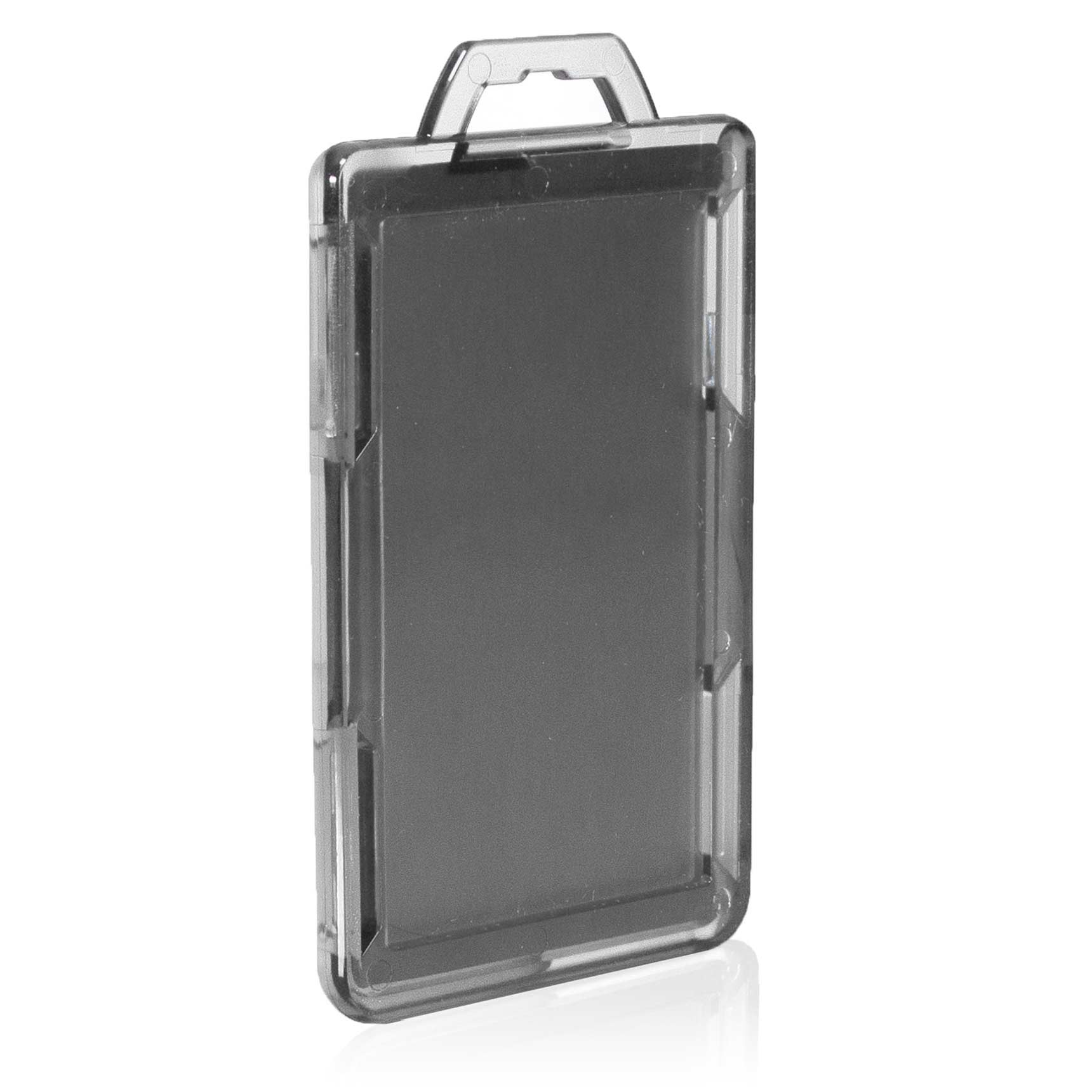 Secure Badge Holder Lite ™ Vertical 1 ID Card Holder - PhishStones Products