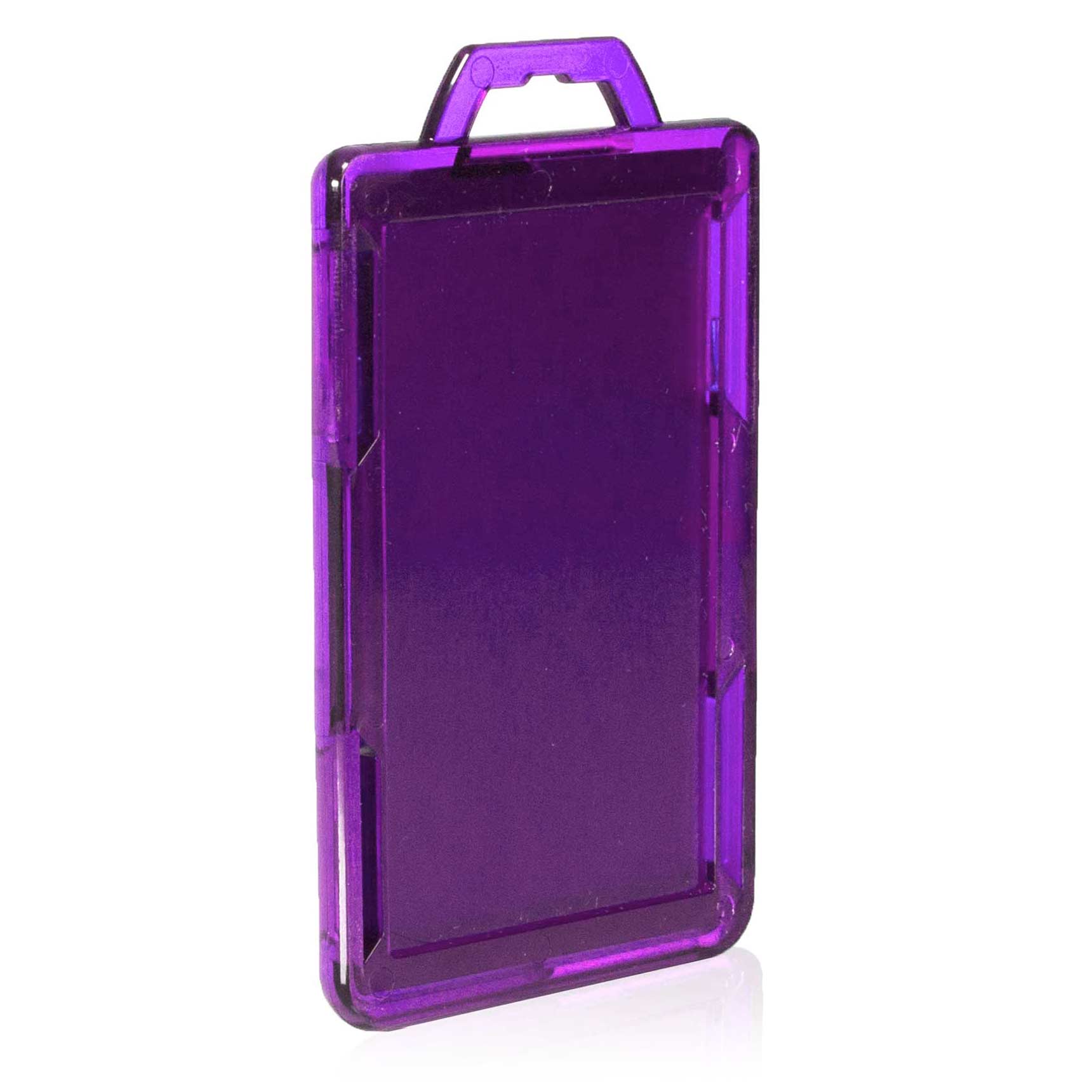 Secure Badge Holder Lite ™ Vertical 1 ID Card Holder - PhishStones Products