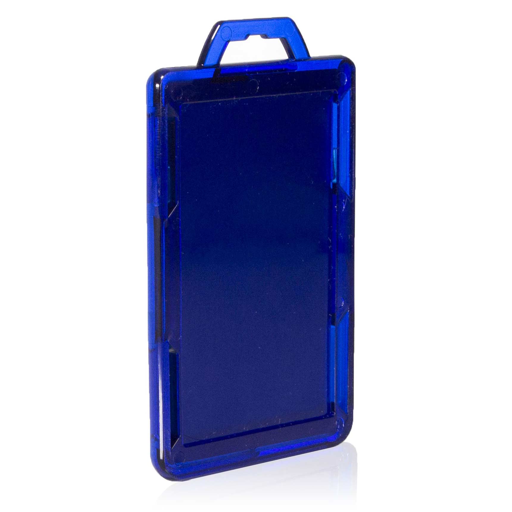 Secure Badge Holder Lite ™ Vertical 1 ID Card Holder - PhishStones Products