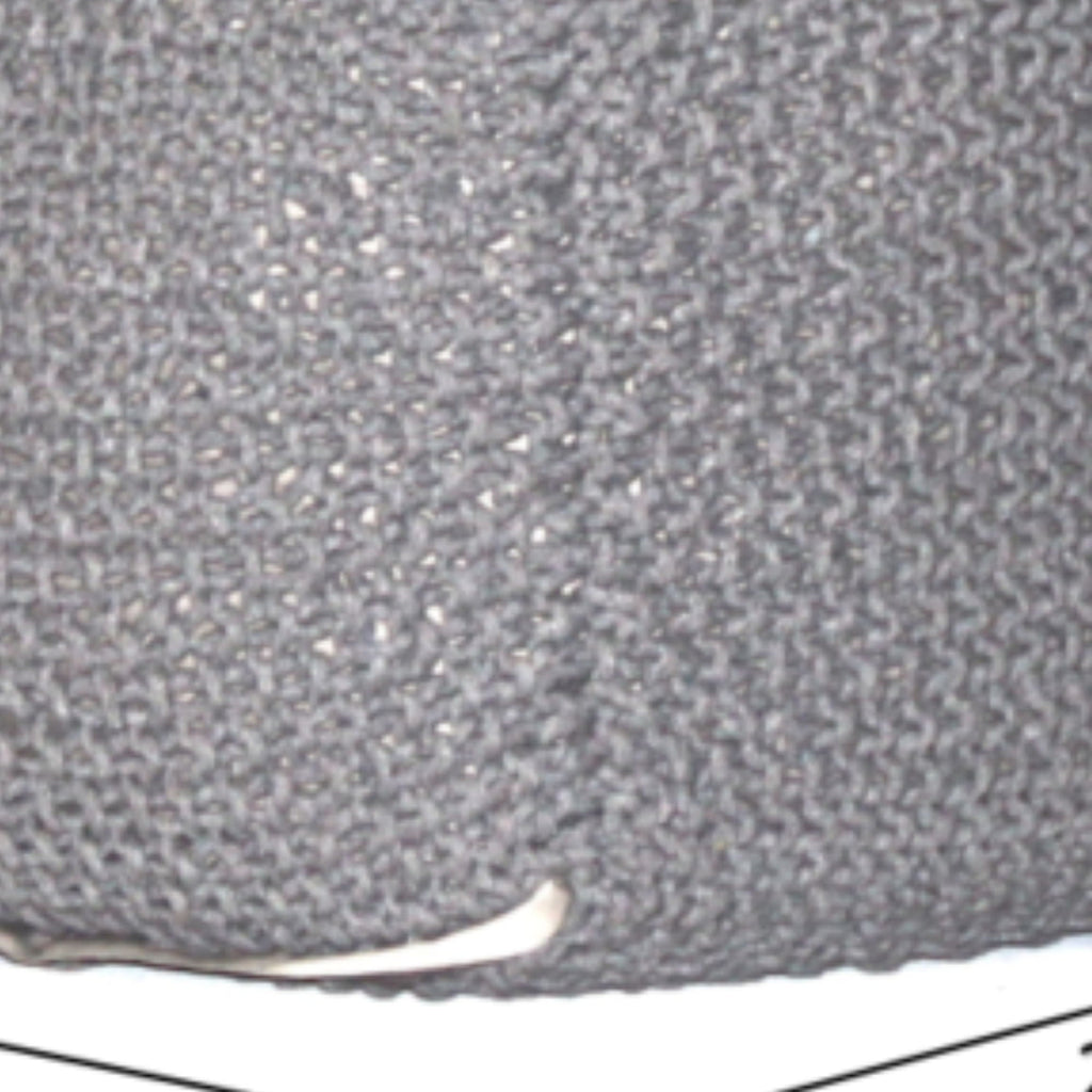Semi Rounded Pouf, Cable Knitted, Perfect Seating - PhishStones Products