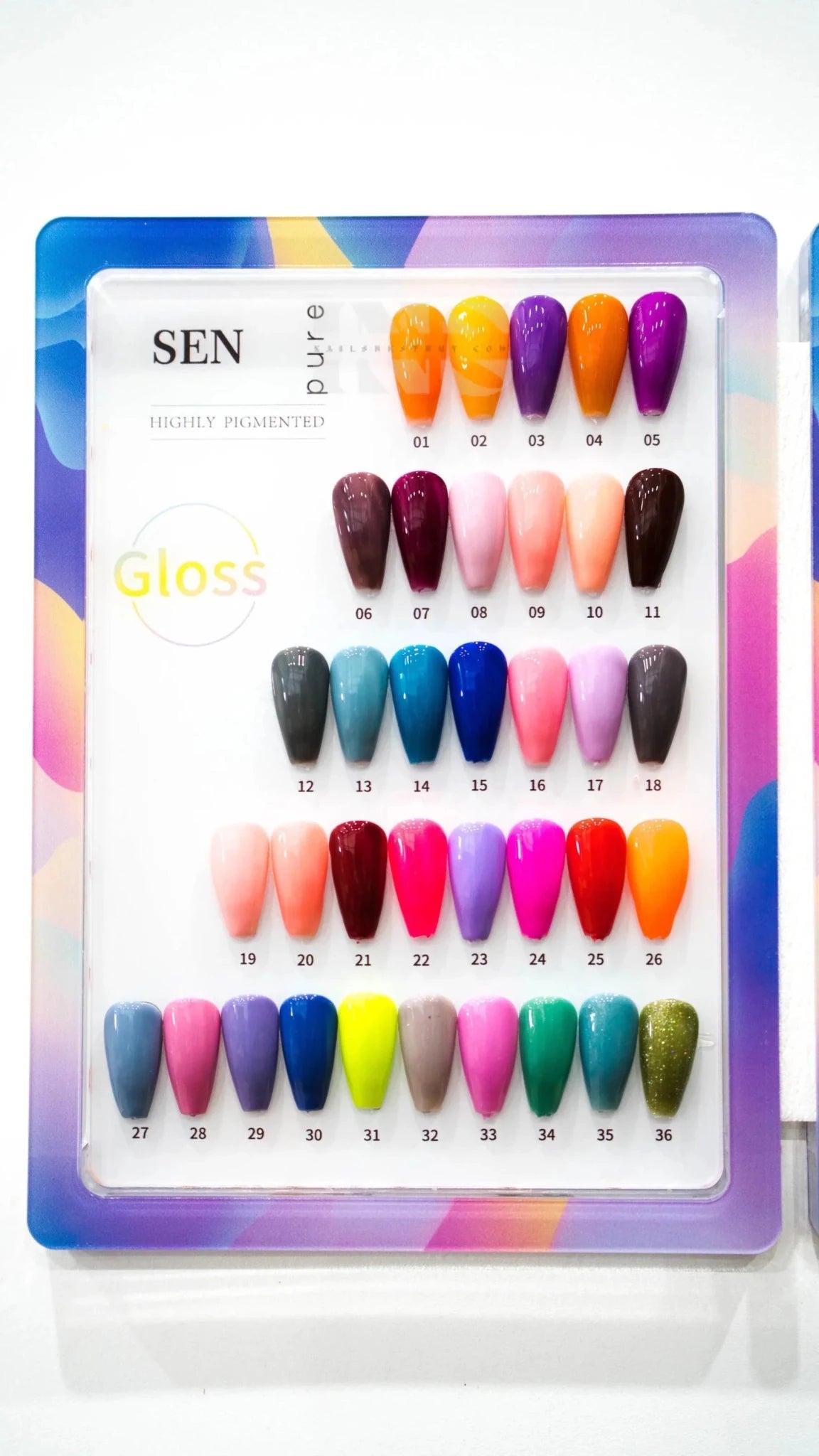 SEN PURE Mood 36 Gel Collection (Free Top - Base - Matte) - PhishStones Products