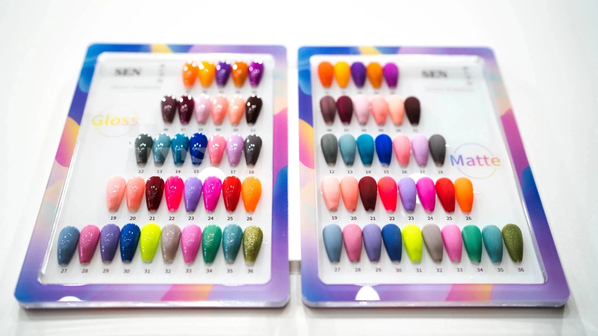 SEN PURE Mood 36 Gel Collection (Free Top - Base - Matte) - PhishStones Products