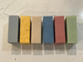 Set of 6 100% Grass Fed Tallow Simple Handmade Soap Collection - PhishStones Products
