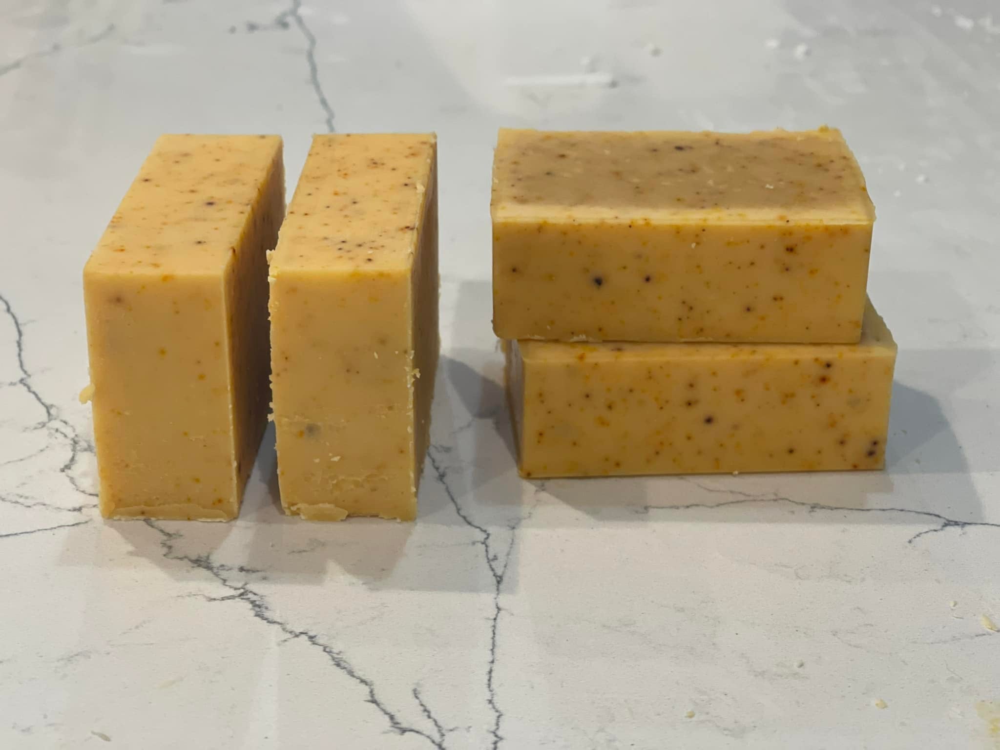 Set of 6 100% Grass Fed Tallow Simple Handmade Soap Collection - PhishStones Products
