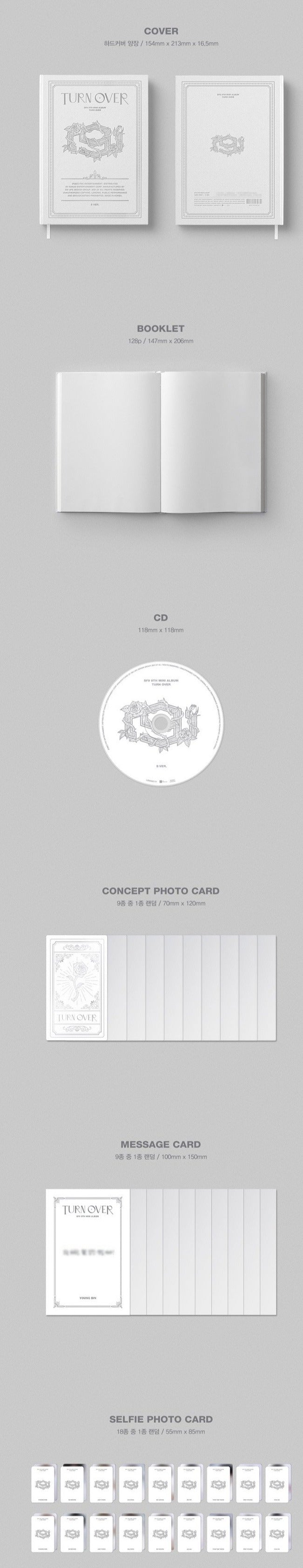SF9 9th Mini Album - Turn Over