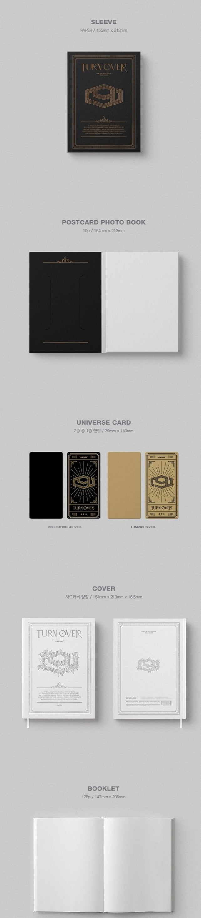 SF9 9th Mini Album - Turn Over