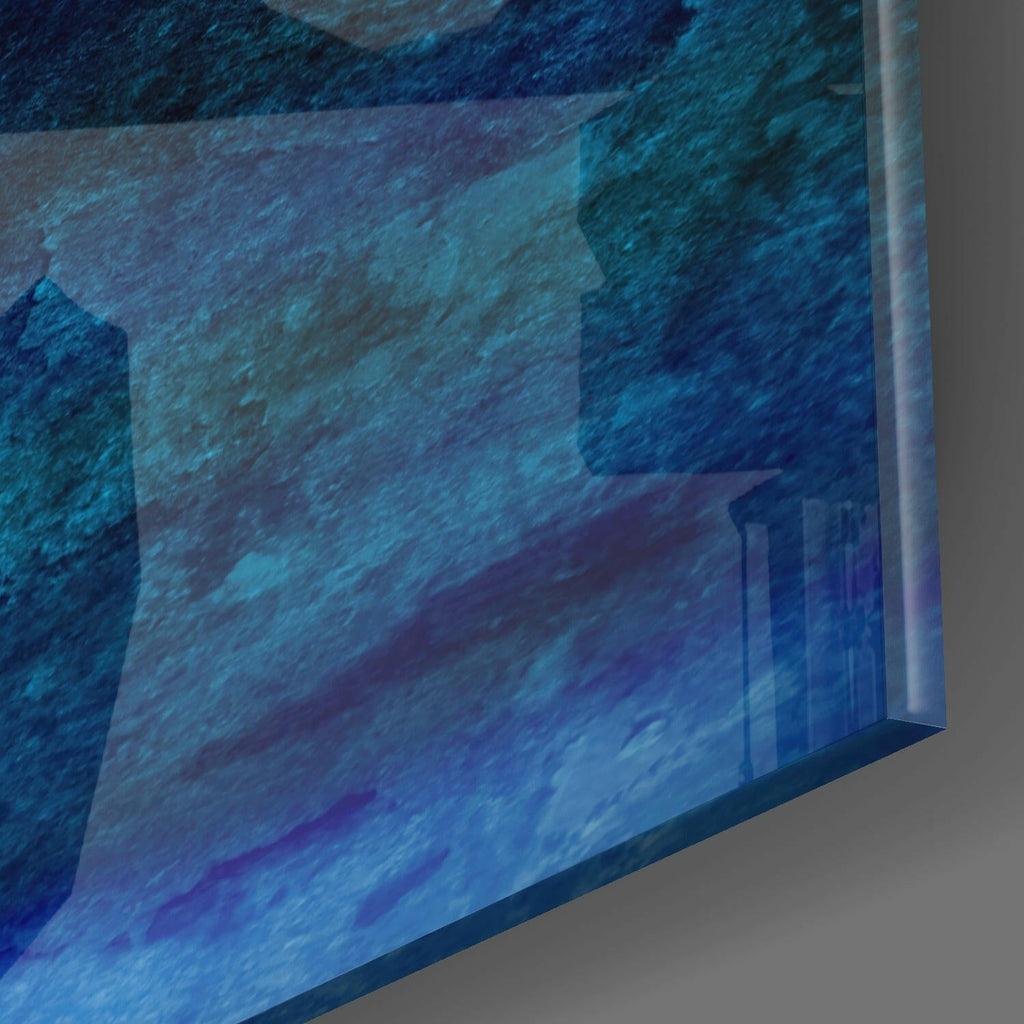 Shades of Blue Glass Wall Art - PhishStones Products