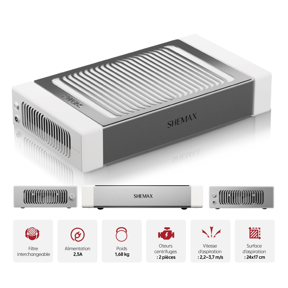 SHEMAX Style Pro Green Nail Dust Collector