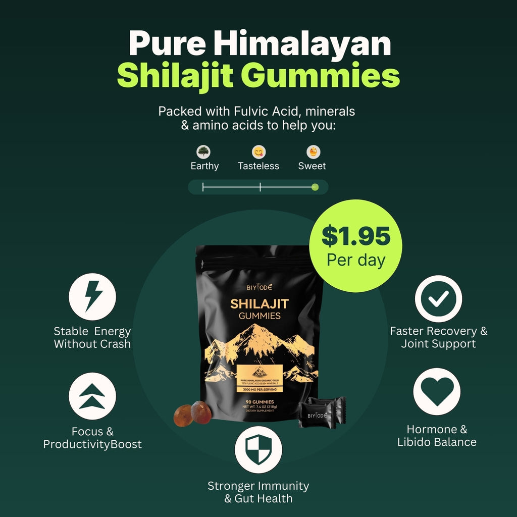 Shilajit Gummies - 90 Gummies - PhishStones Products