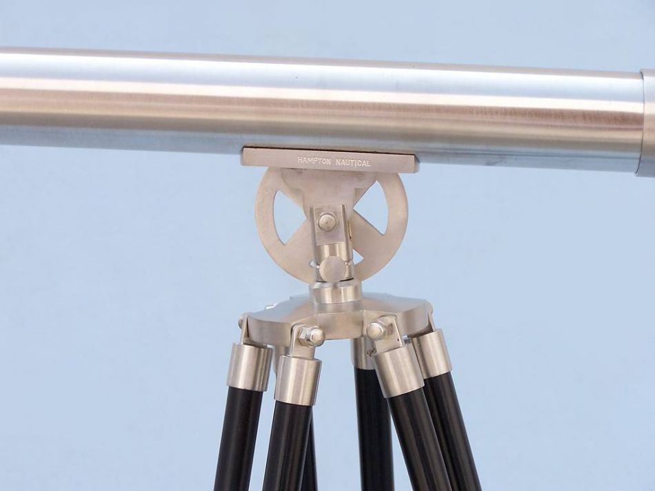 Floor Standing Brushed Nickel Griffith Astro Telescope 65""