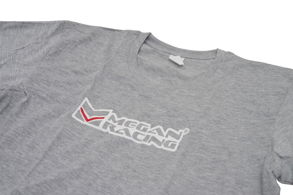 Megan Racing T-Shirt - Grey 100% Cotton Men MR-CL-BS-GY