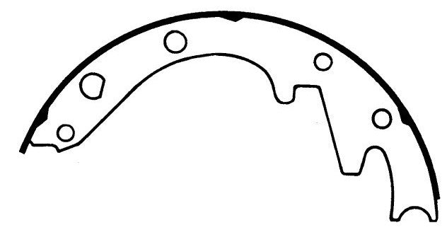 Porterfield Brake Shoes for 1970 FORD MUSTANG V6 w/Front Drums