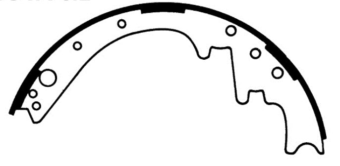 Porterfield Brake Shoes for 1971 DODGE CHARGER w/11" Drums