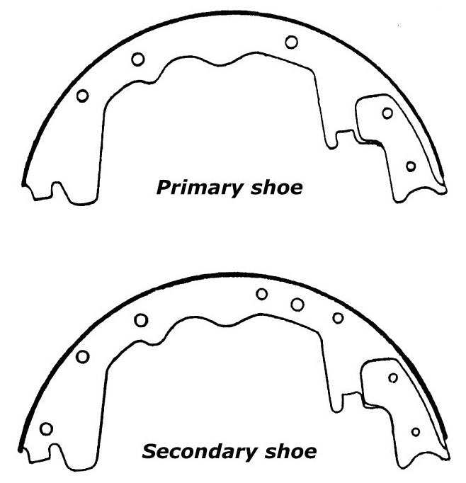 Porterfield Brake Shoes for 2000 FORD F150 2WD Rear Drum 7 Lug