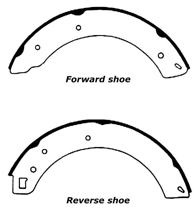 Porterfield Brake Shoes for 1967 SUNBEAM ALPINE